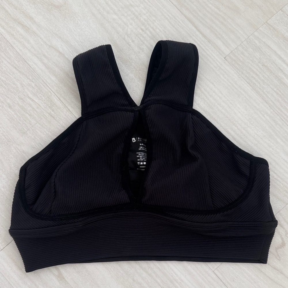 BUFFBUNNY BLACK SPORTS BRA